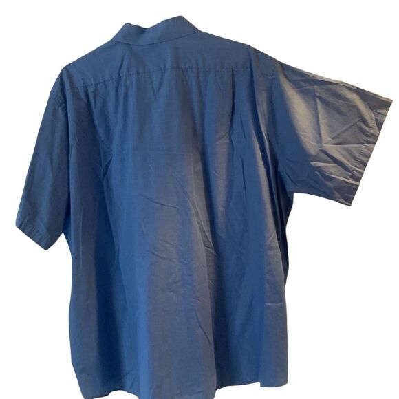 Pre Owned Men’s Arrow Short Sleeve Button Up Shirt Sz 18.5” Big Casual Comfort - Picture 3 of 11
